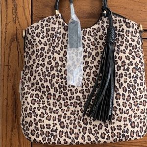 Sole Society Animal Print Handbag/Shoulder Bag.